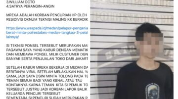 Maling Toko Ponsel Yang Lapor Balik Korbannya dan Meminta Keadilan ke Polrestabes Medan Diduga Sindikat Pencurian Toko Ponsel Antar Provinsi, Begini Faktanya !