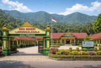 Keterangan Poto. SMA Negeri 1 Lawe Sigala-Gala Aceh Tenggara. di jln Kutacane Medan Lawe Sigala-Gala.